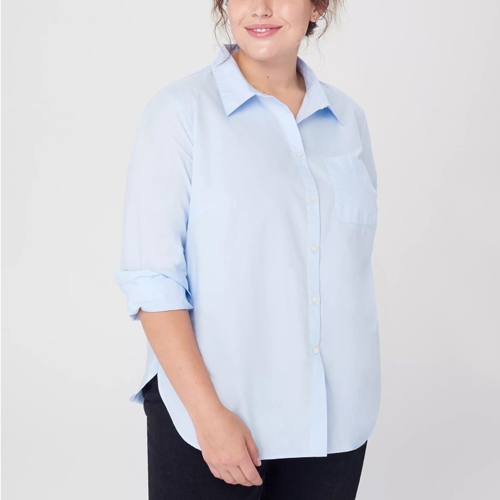 NWT LOFT Pocket Button Down Shirt